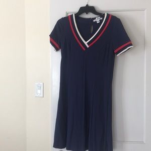Tommy Hilfiger and Zooey Deschanel dress
